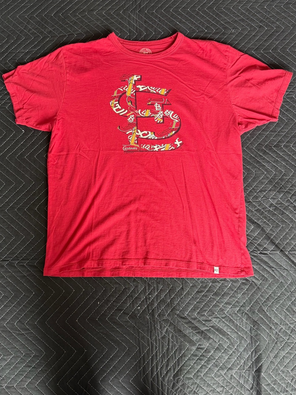 47 Men's Red St. Louis Cardinals Graphic Tee